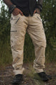 ABSTRACT CODEX - LA Pants in Beige Color | Men's Partywear Cargo Pants