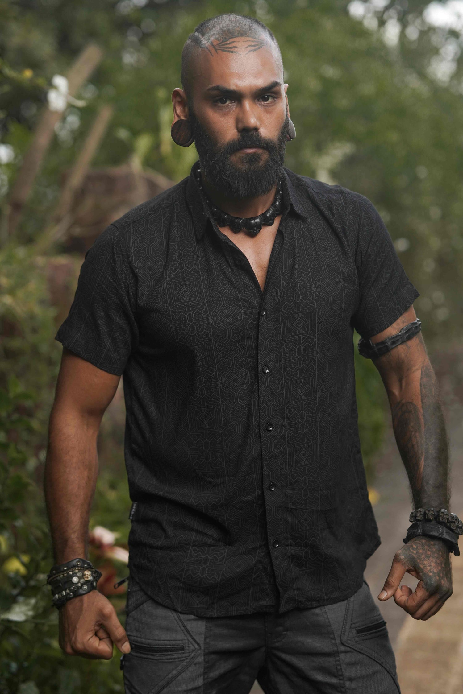 MAGMA CODEX - Cyber Knot Style | Men's Viscose Partywear Shirts