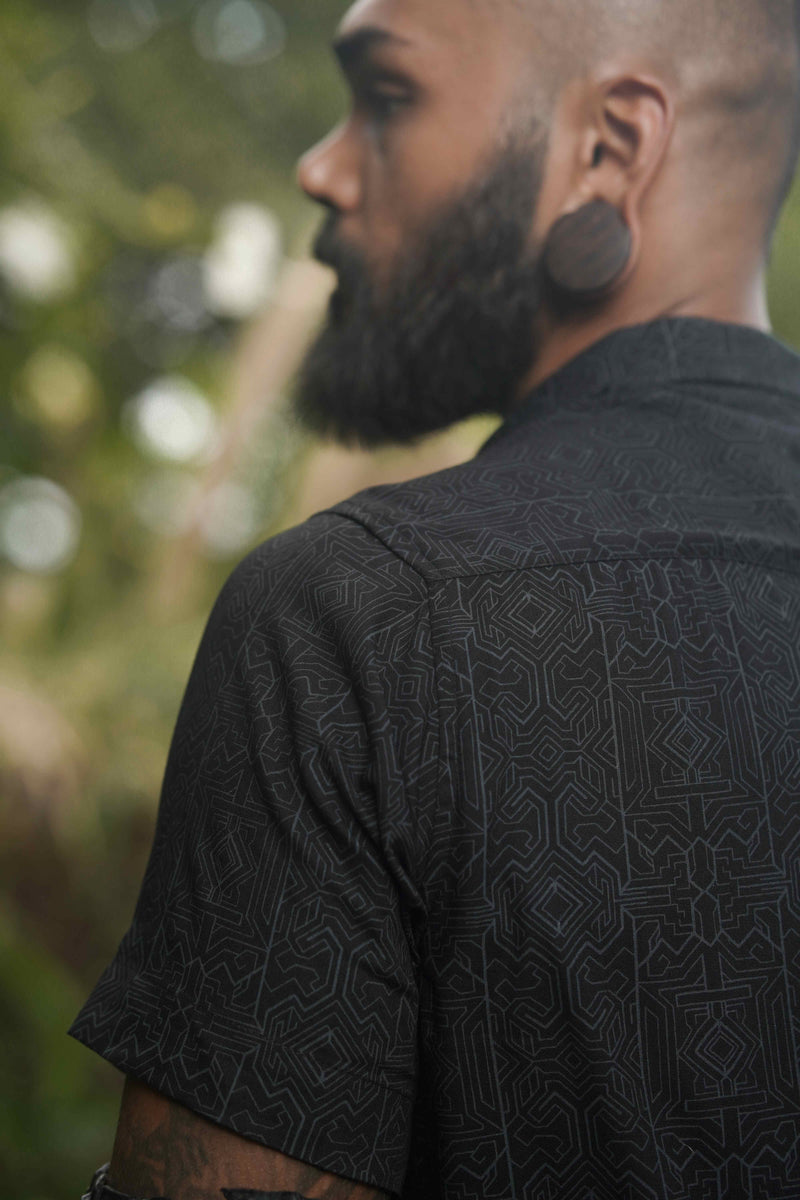 MAGMA CODEX - Cyber Knot Style | Men's Viscose Partywear Shirts