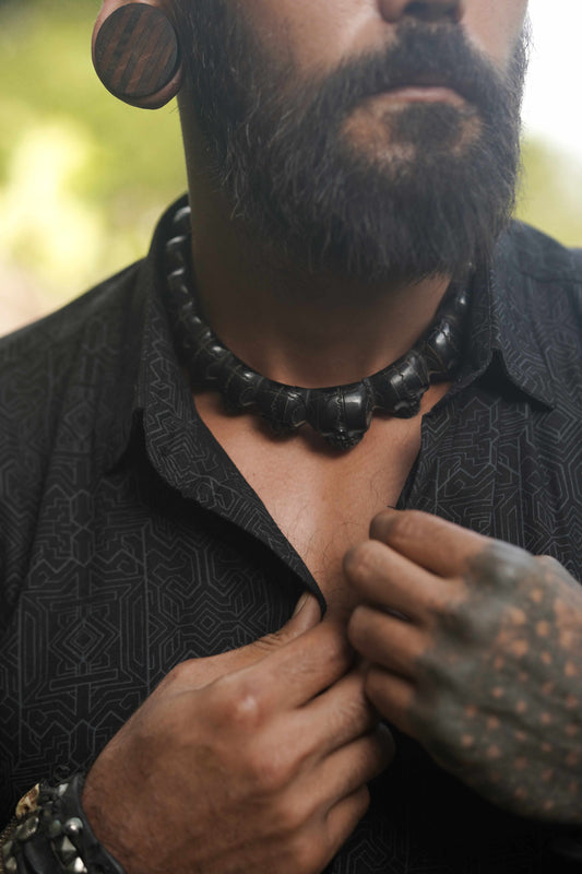 MAGMA CODEX - Cyber Knot Style | Men's Viscose Partywear Shirts