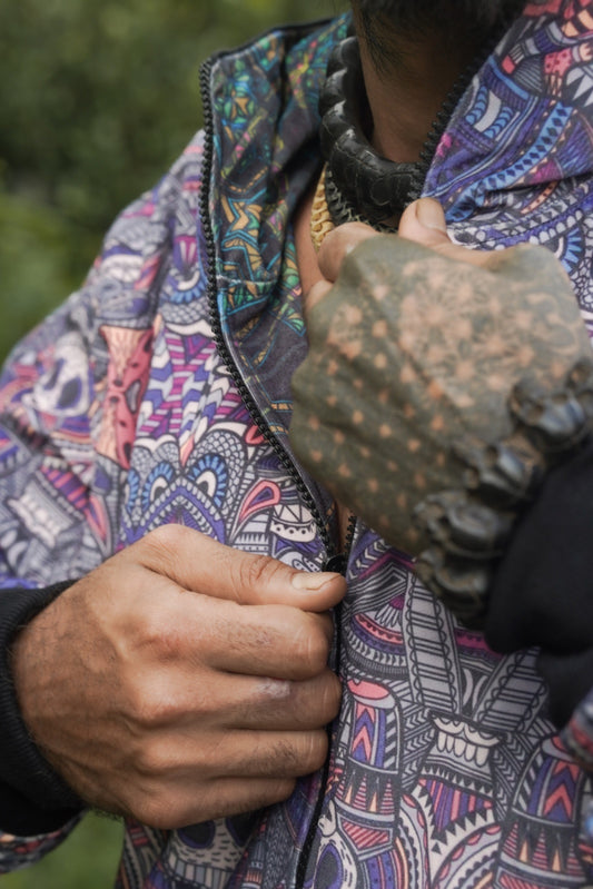 DOR-FLARE | Reversible 2 in 1 Jacket - Psychedelic Art Wear