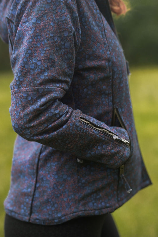 BLUE OCCULT - Women's Heavy Cotton Jacket