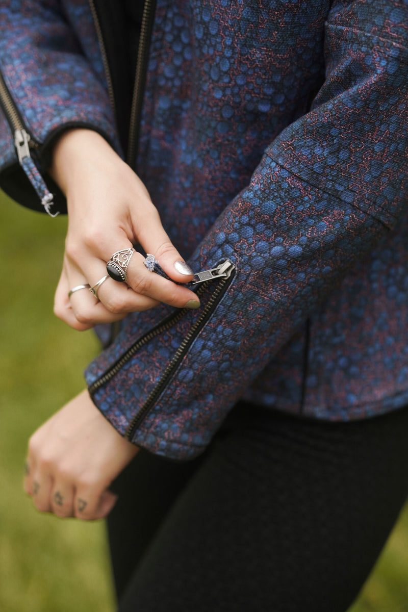 BLUE OCCULT - Women's Heavy Cotton Jacket