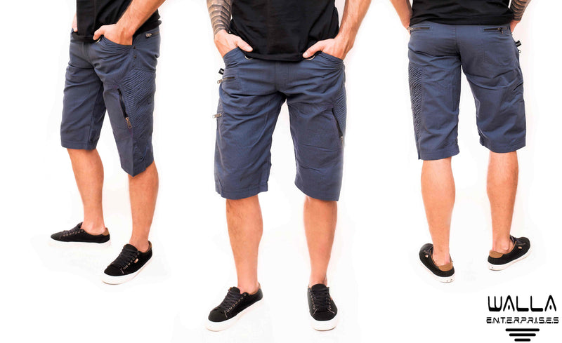 SLICK SHORTS | Knee Length Cargo Shorts for Men