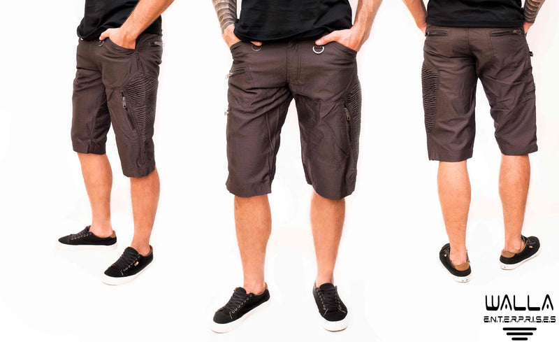 SLICK SHORTS | Knee Length Cargo Shorts for Men