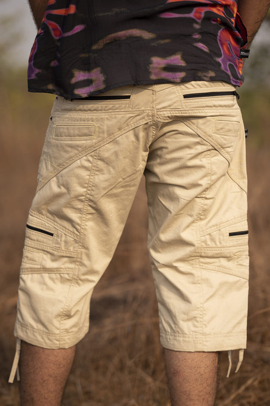 Covid Shorts - Psytrance Festival Cargo Style Shorts for Men