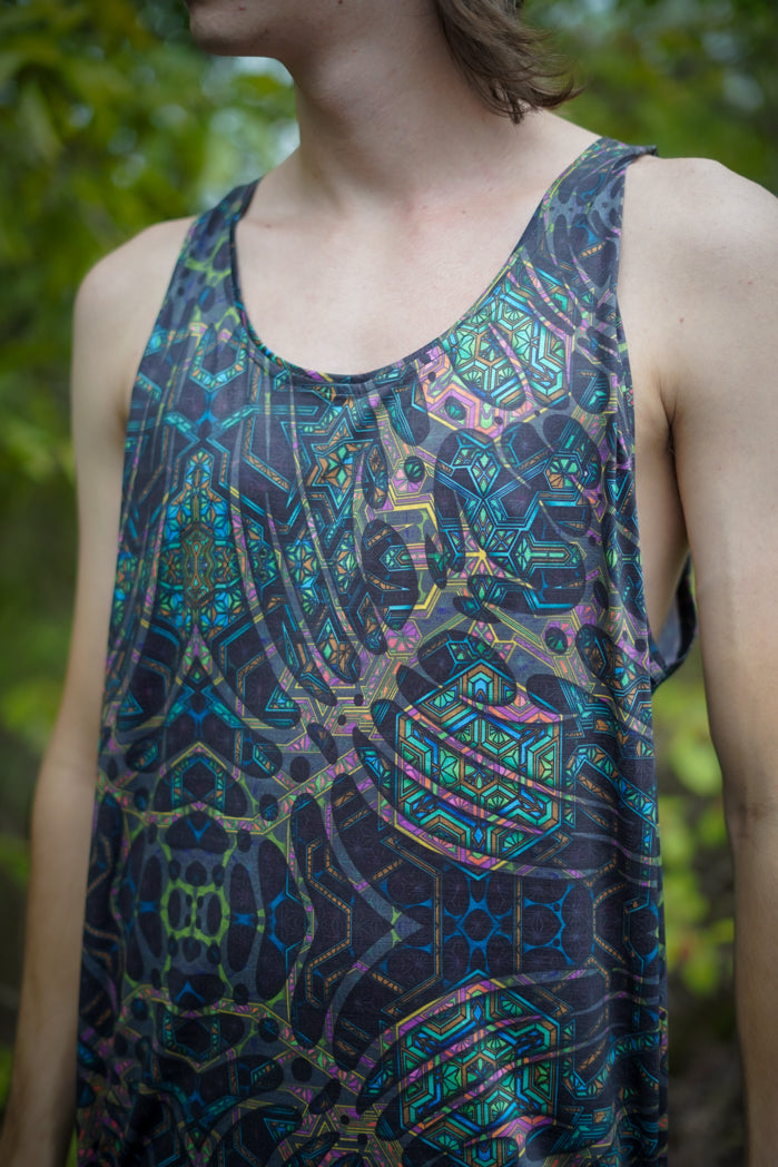 MIND FLARE v2 | Men's Psychedelic Tank T-shirts