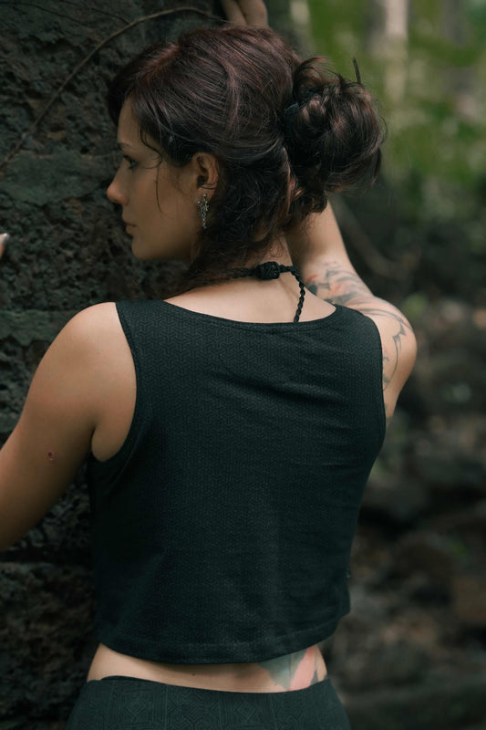 ETERNITY KNOT - Women's Sleeveless Crop Tops