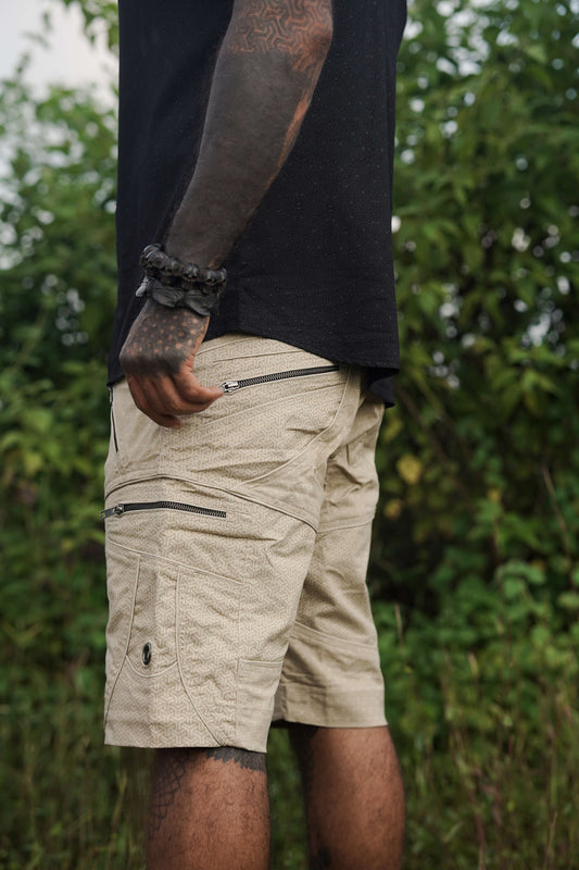 ETERNITY VORTEX - LA Shorts Screenprinted Up Knee Men's Shorts