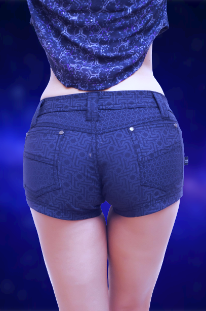 FLOW YANTRA | Women's Cotton Shorts | Printed Stretchable Hot Shorts with Pocket