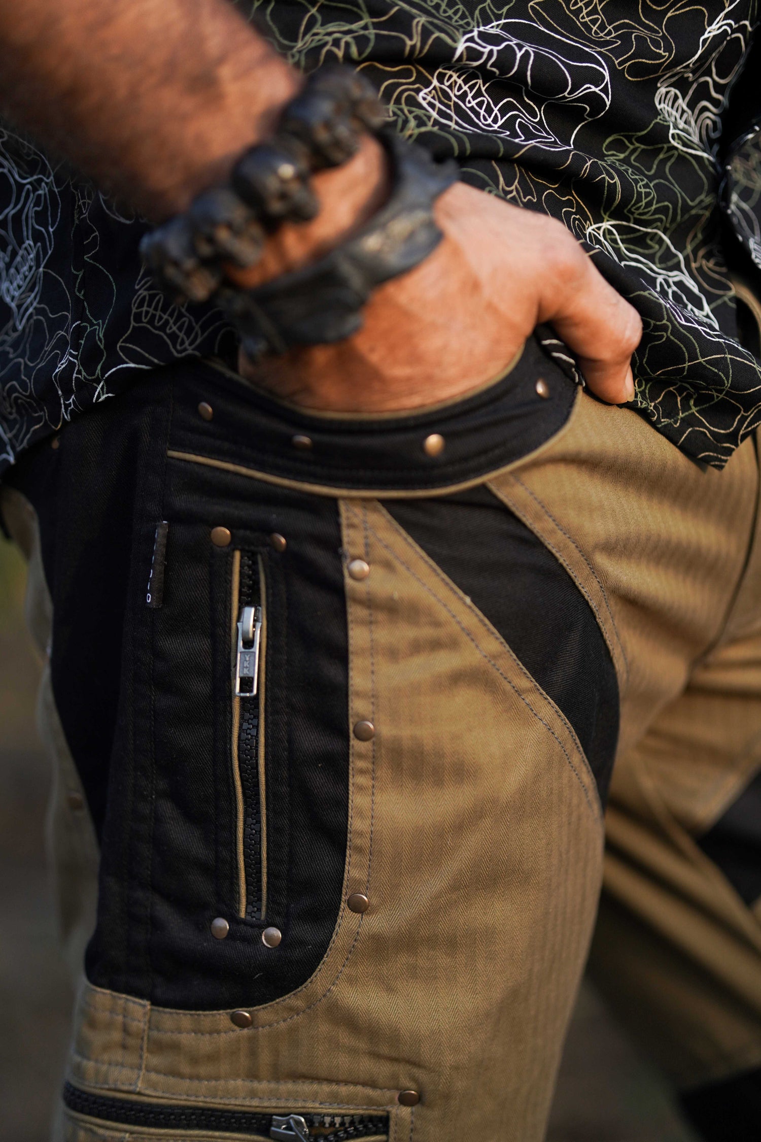 GMT - 3/4 Shorts Khaki Color Men's Dynamic Cargo Shorts