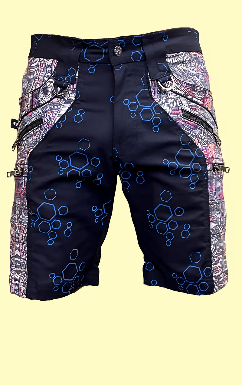 Dorset Dreams - Men's Goa Trance Festival Above the Knee Shorts