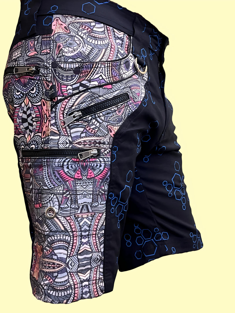 Dorset Dreams - Men's Goa Trance Festival Above the Knee Shorts