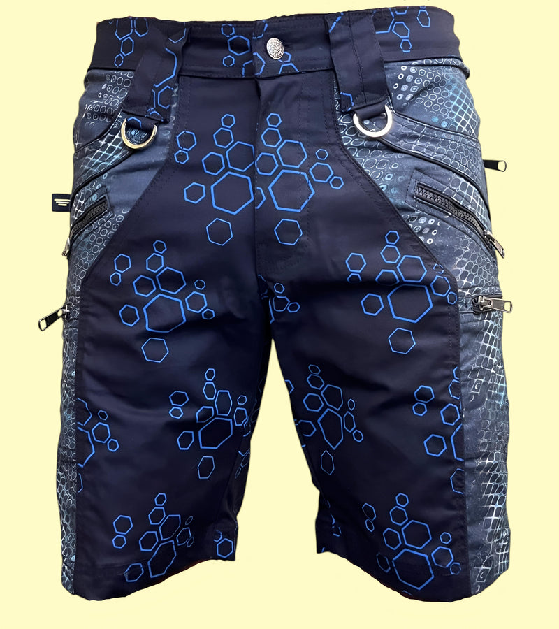 PYTHON MOLECULES - Digital Molecular Python Printed Men's NY Shorts