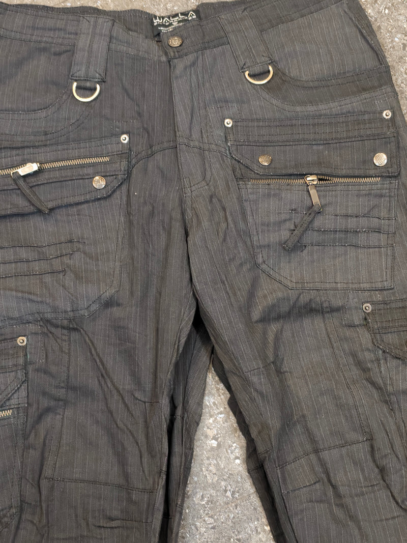 Maya Cargo Pants with Multiple Zipper Pockets