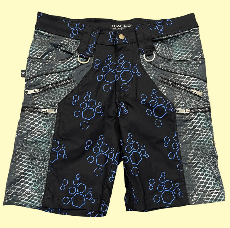 PYTHON MOLECULES - Digital Molecular Python Printed Men's NY Shorts