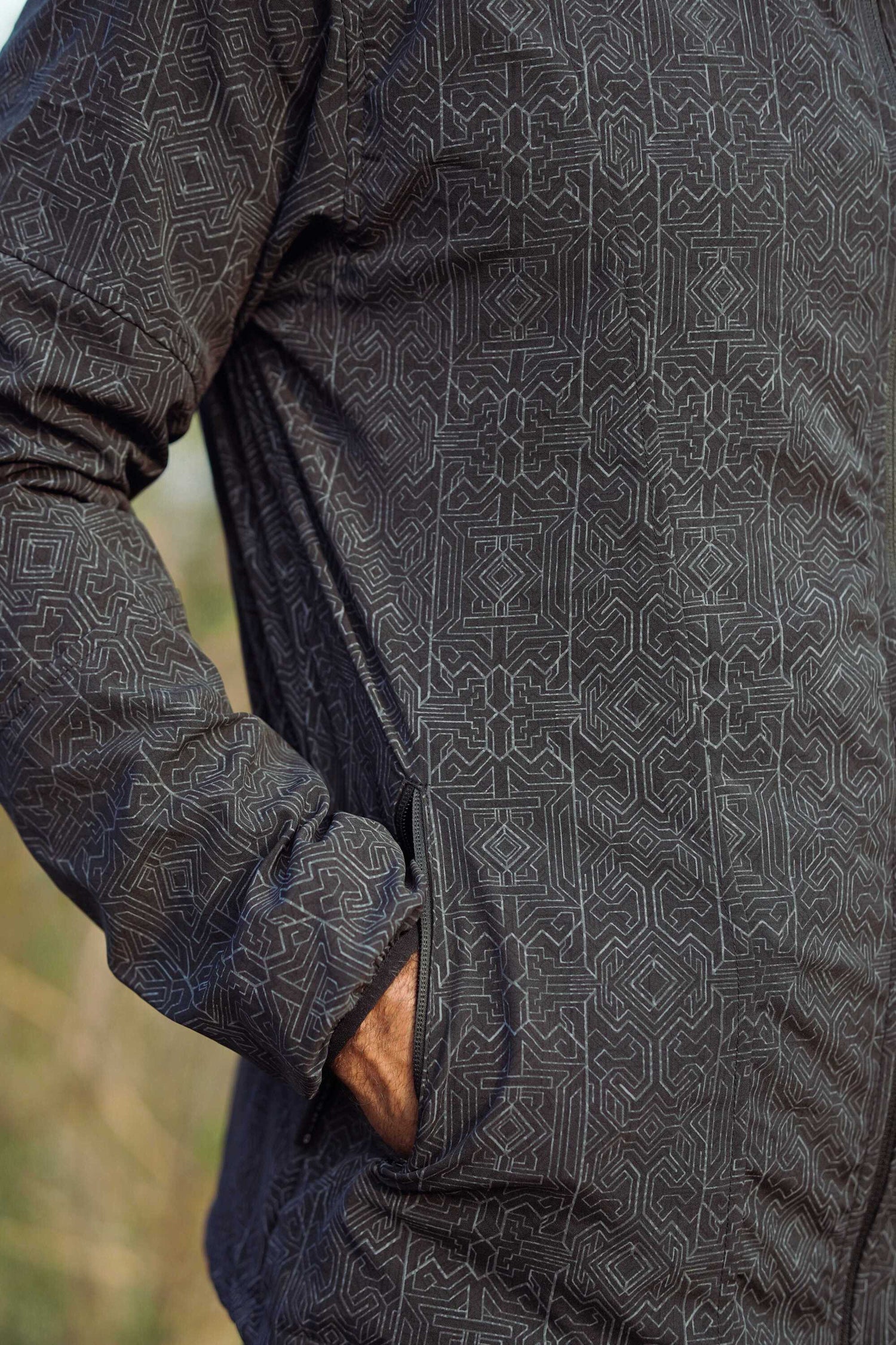 Magma Codex Black Edition -Artwear Windbreaker Coat Jacket