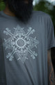 MAGUMBA | Grey Edition | Men's Futuristic Cyberpunk Graphic Cotton T-Shirts