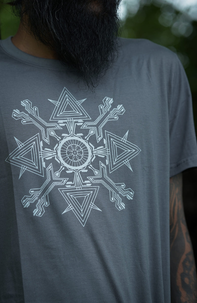 MAGUMBA | Grey Edition | Men's Futuristic Cyberpunk Graphic Cotton T-Shirts