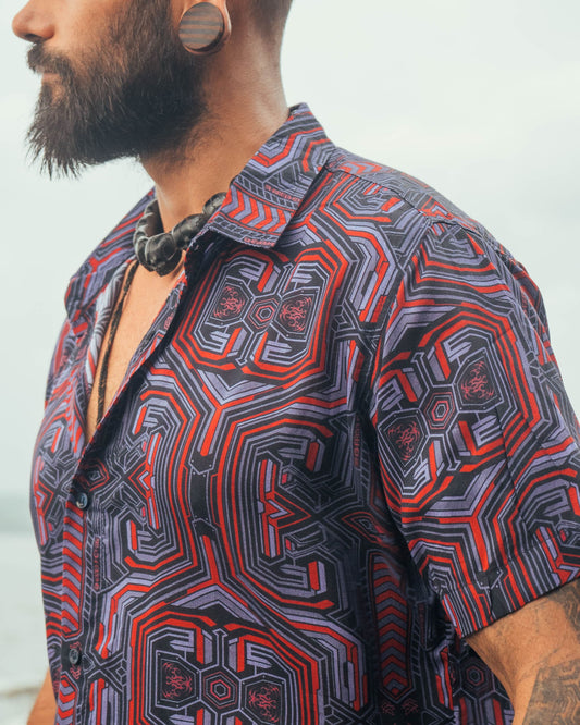 METANOIA | Men's Bamboo Shirts | Cyberpunk Style Shirt