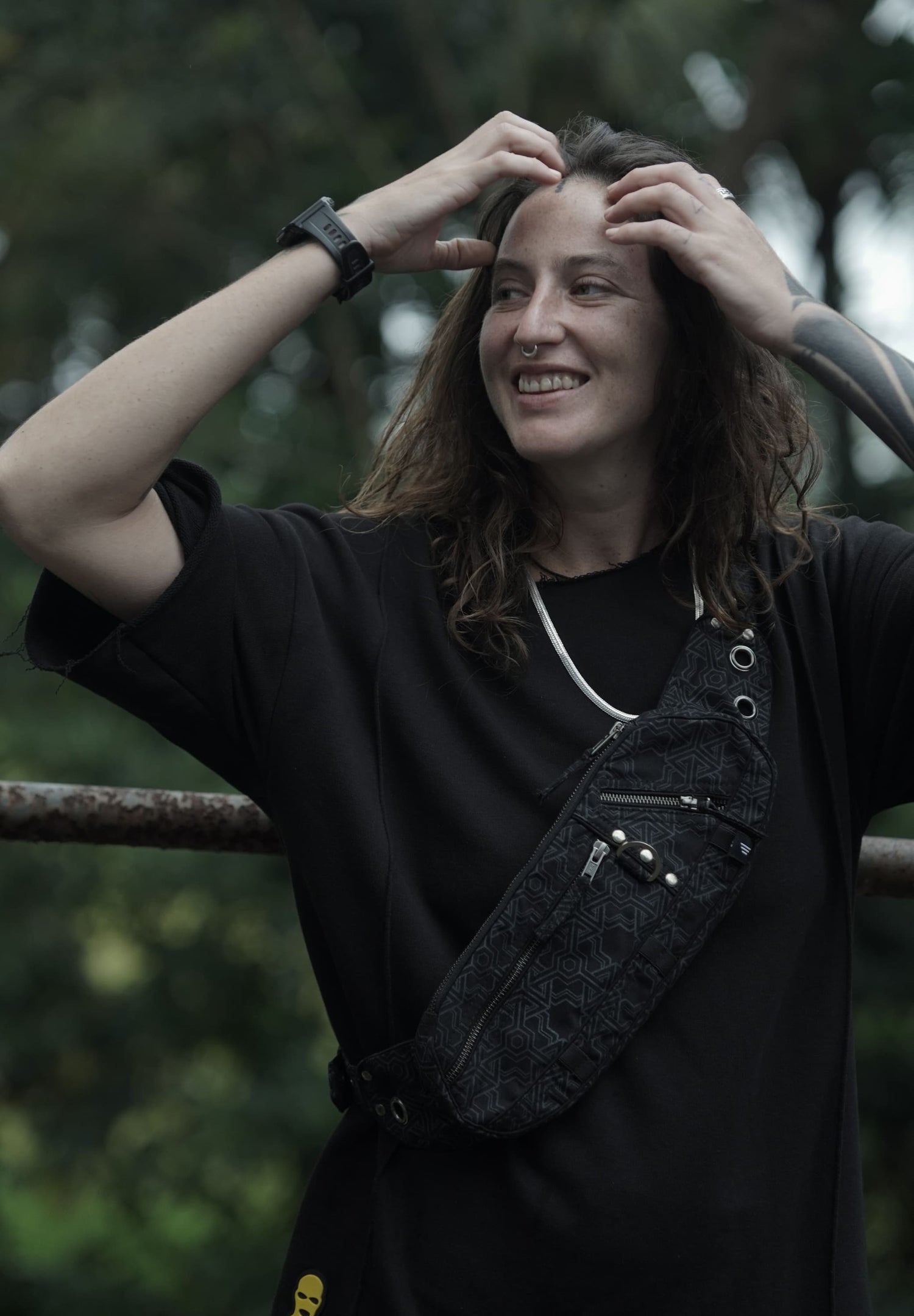 PYTHAGORAS | Unisex Crossbody Bags | Sacred Geometry Print Sling Pouch Party Bag