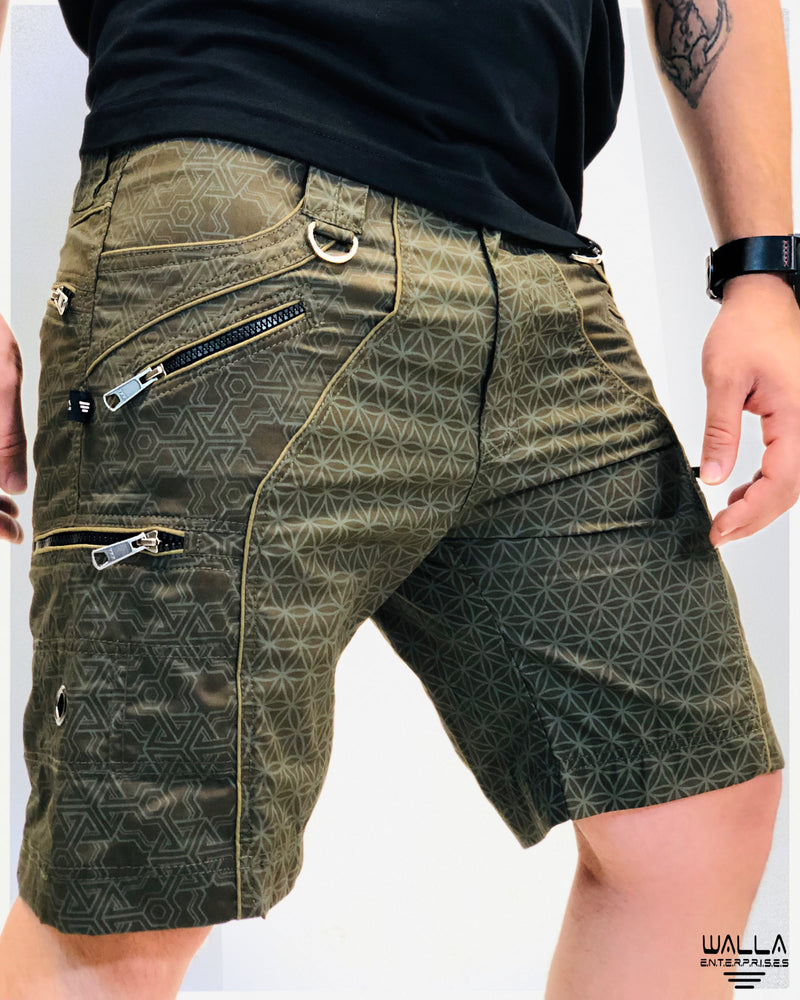 Pythagoras FOL Men's NY Shorts in Khaki Color