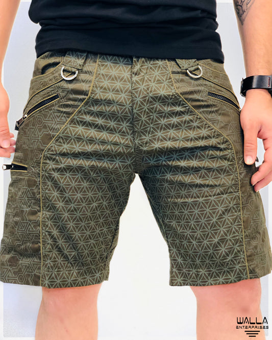 Pythagoras FOL Men's NY Shorts in Khaki Color