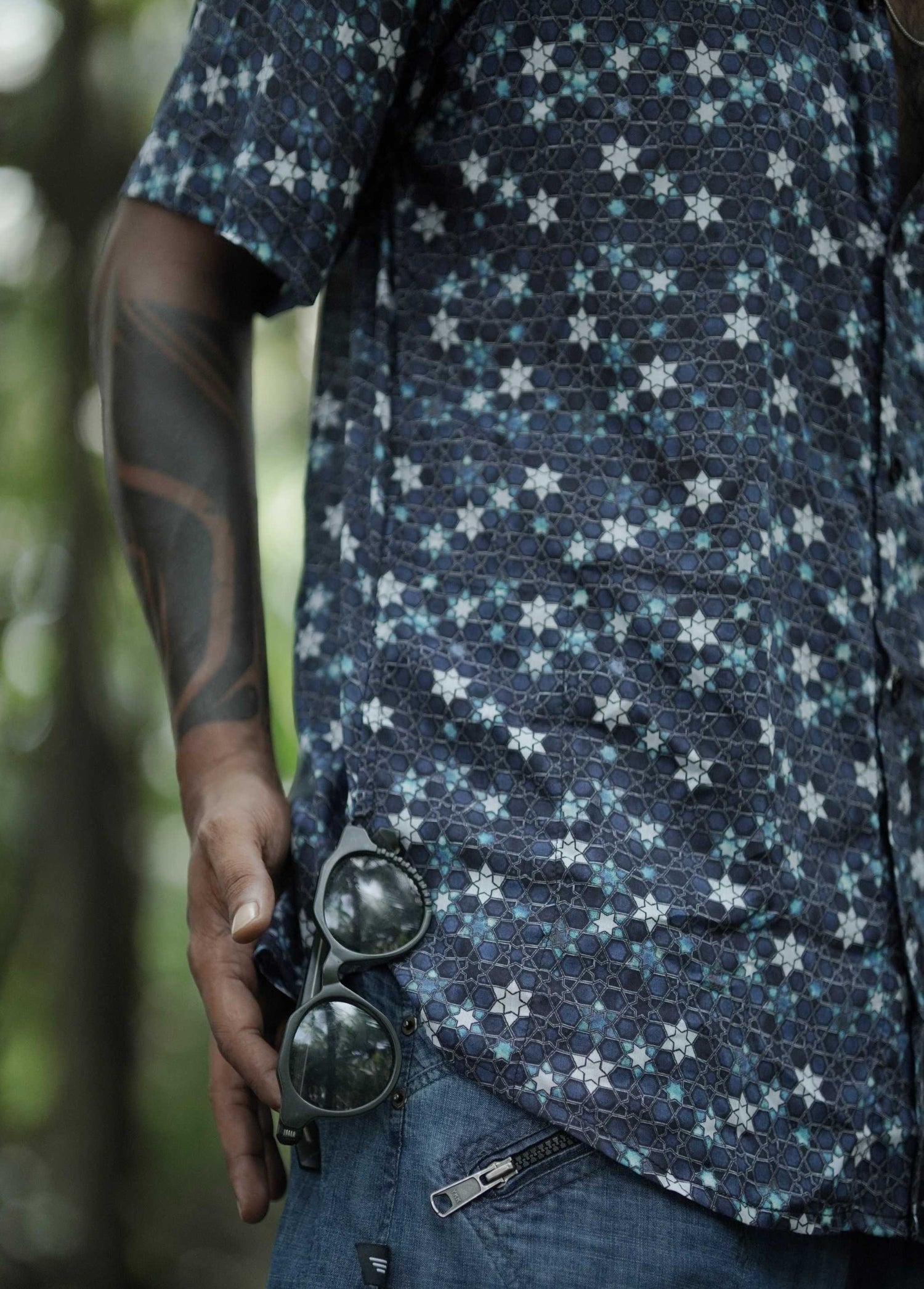 Realm of Metatron shirt – breathable bamboo festivalwear