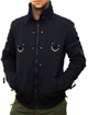 ROCK THE PLAYA | Men's Post-Apocalyptic Black Jacket with Studs and Loops