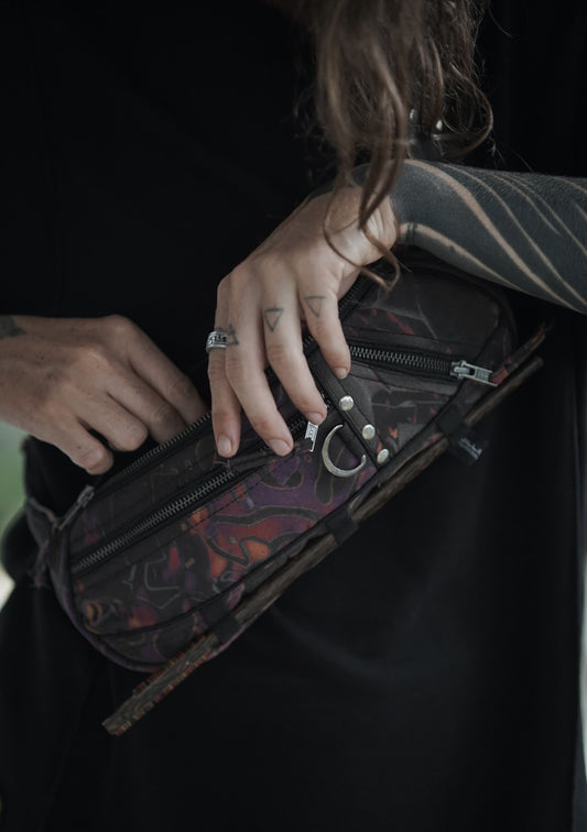 STRAYA | Unisex Crossbody Bag | Psychedelic Goa Partywear Sling Pouch