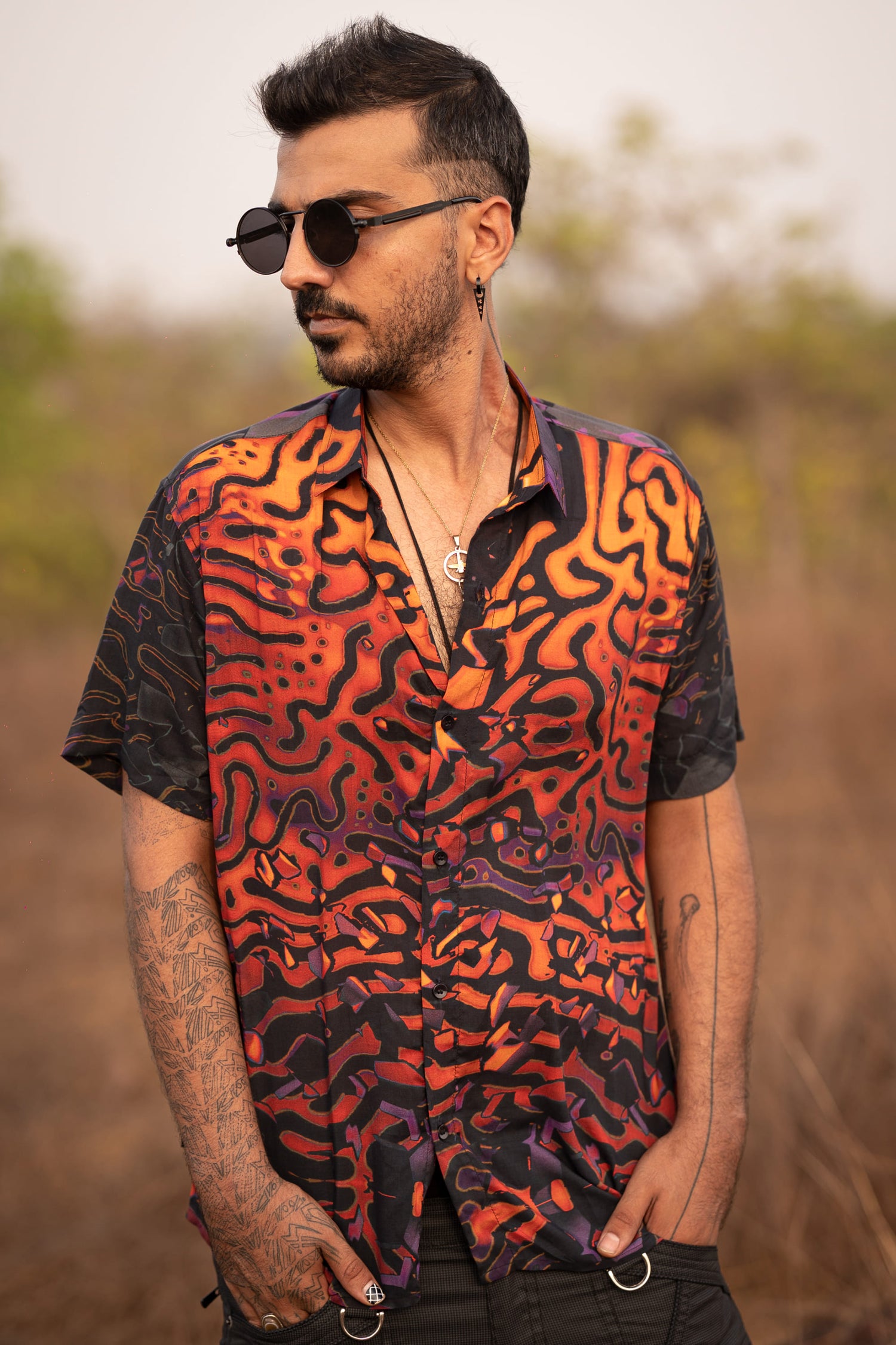 Straya - Bamboo Fabric Men's Eco-friendly Shirt | Mens Summer Partywear Clubwear