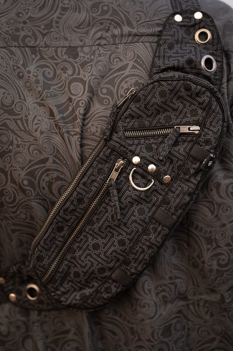 YANTRA | Unisex Crossbody Bag | Aztec Pattern Print Partywear Sling Pouch