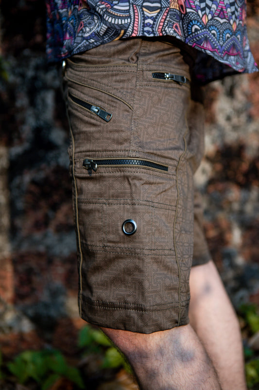 Yantra FOL Men's NY Shorts in Khaki Color