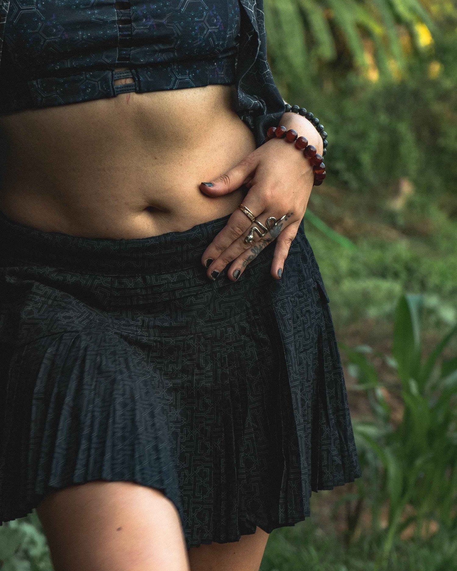 YANTRA | Women's Viscose Skirt | Pixie Festival Goa Rave Skirts