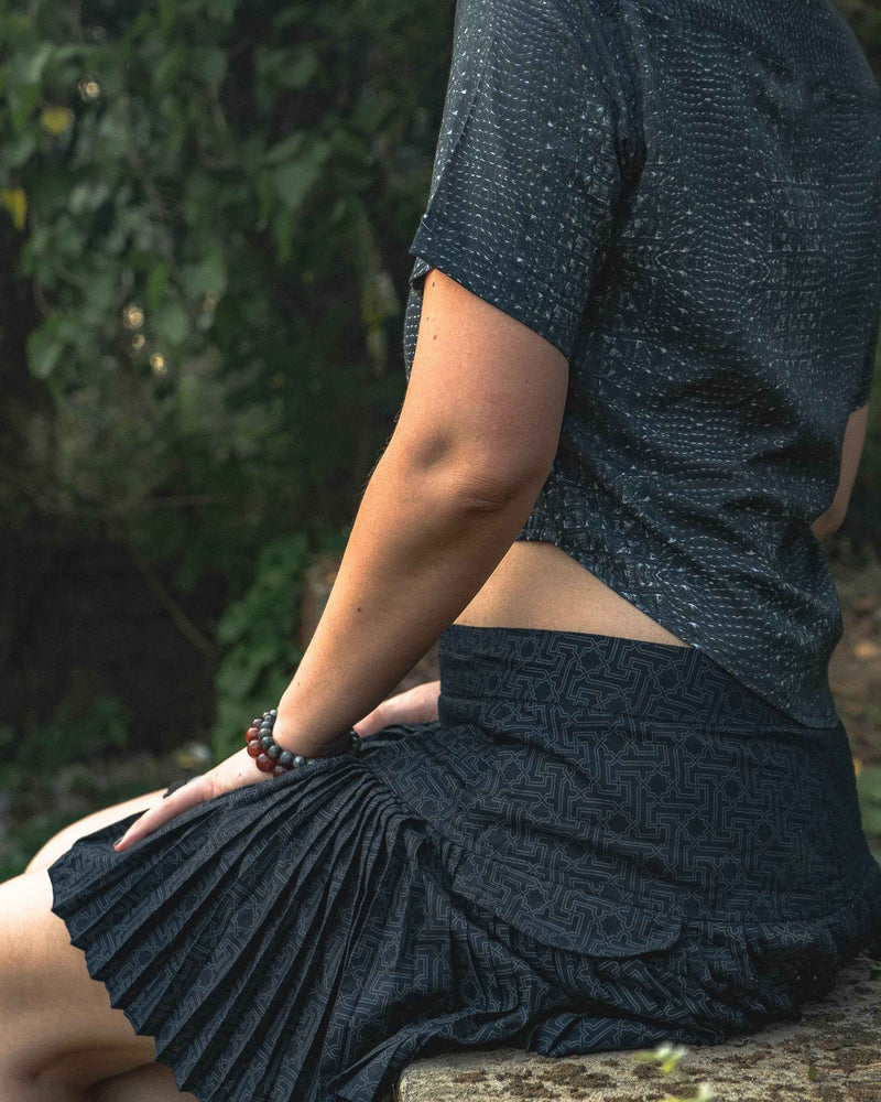 YANTRA | Women's Viscose Skirt | Pixie Festival Goa Rave Skirts