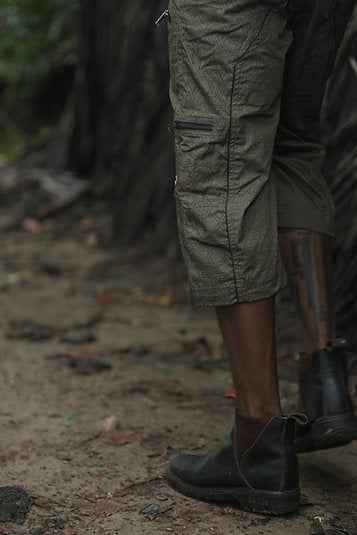 PYTHAGORAS YANTRA | Men's NY Shorts | Printed Festival Cargo Shorts Khaki Color