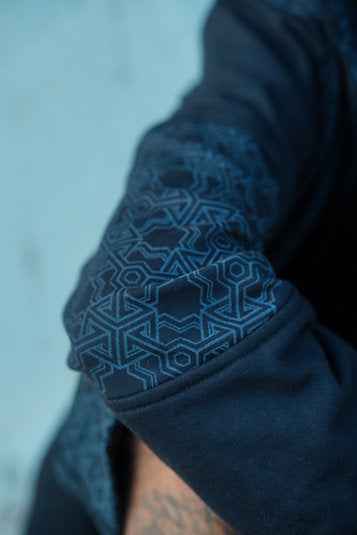 Pythagoras - Cotton Fleece Hoodies for Men with Psychedelic Print