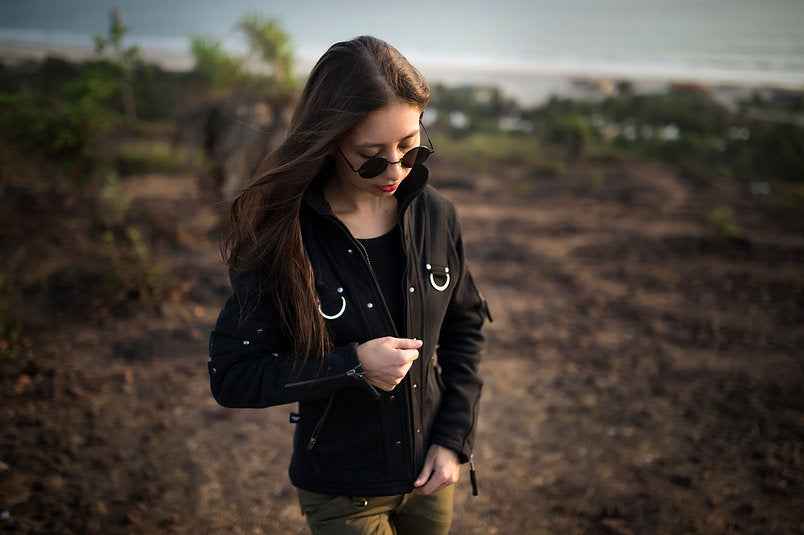 ROCK THE PLAYA | Women's Post-Apocalyptic Black Gothic Steampunk Jacket