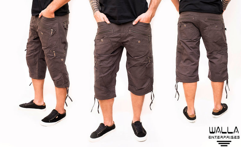 Managa Shorts - Multi-pocket Cargo Shorts for Men