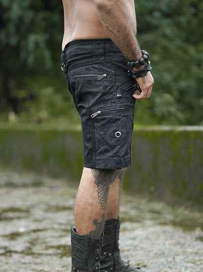 Pythagoras Jet BLACK Men's NY Shorts