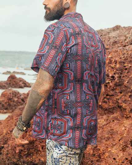 METANOIA | Men's Bamboo Shirts | Cyberpunk Style Shirt