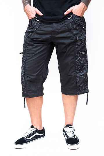 XING-YANG NY 3/4 Cargo Shorts | Post-Apocalyptic Steampunk Shorts