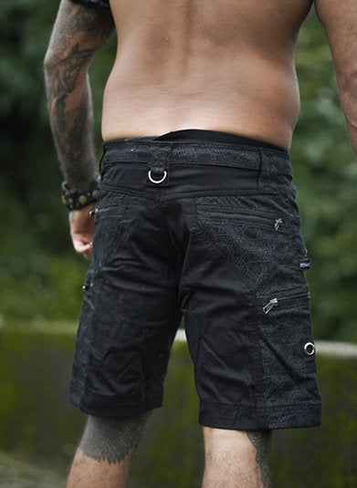 Pythagoras Jet BLACK Men's NY Shorts