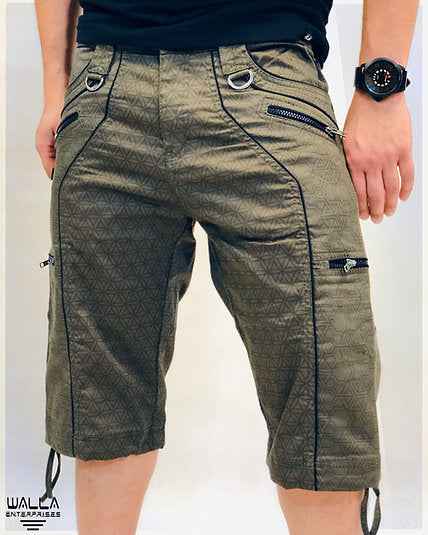 Pythagoras FOL - Men's NY 3/4 Shorts Below The Knee Cargo Shorts