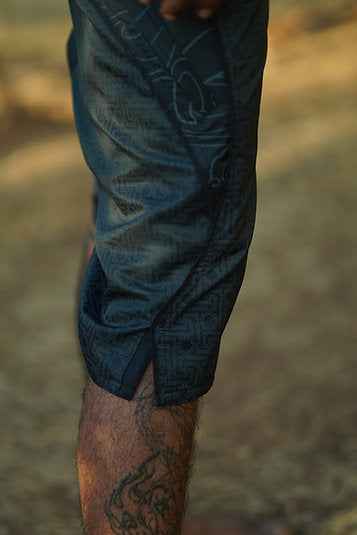 Yantra - Men's Polyester Fabric Swim Shorts