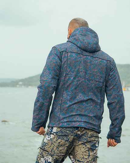 BLUE OCCULT -Men's Heavy Cotton Jacket