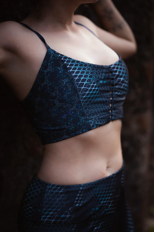 PYTHON DWELL | Nylon Lycra Women's Crop Top | Pixie Festival Partywear Tube Top