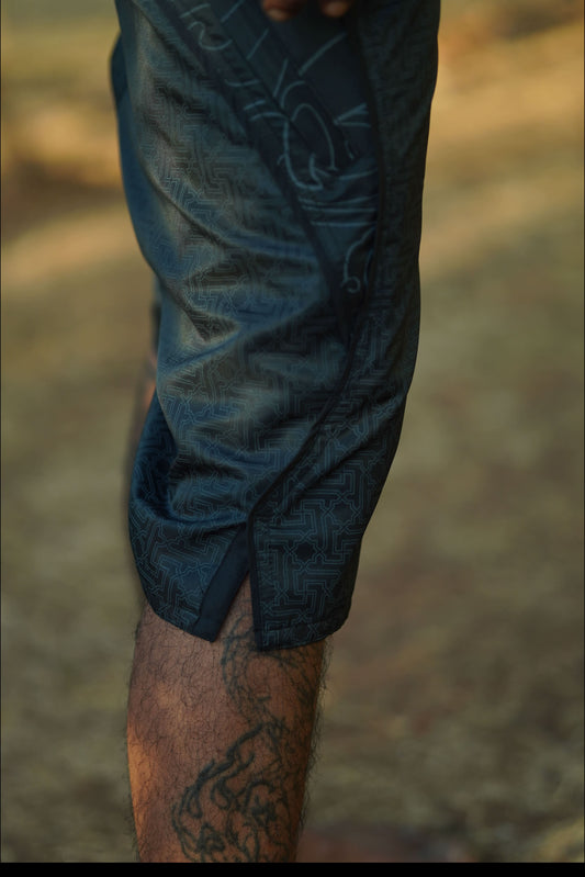 Yantra - Men's Polyester Fabric Swim Shorts