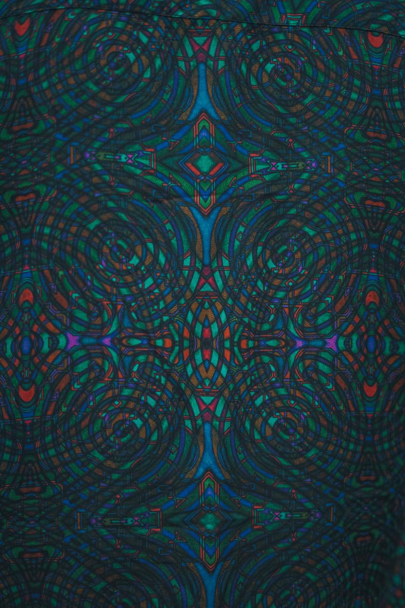 Mycelium Vision Eco-Friendly Bamboo Shirt for Men | Psychedelic Festivalwear