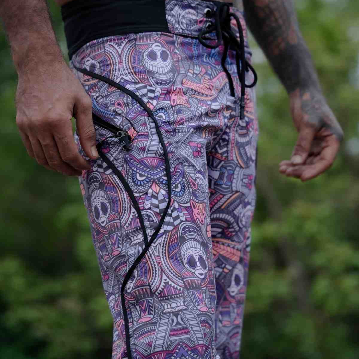 Dorset - Psychedelic Printed Swim Shorts for Men – Art Wear Board Shorts